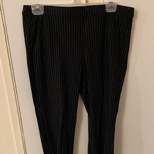 Liverpool Los Angeles black pinstripe dress pants